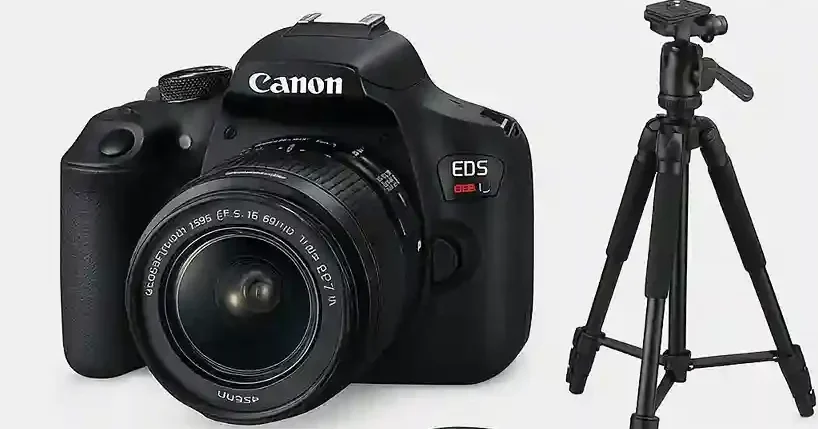 Canon EOS Rebel T7 DSLR Camera Bundle with 18-55mm Lens, Accessories, and Full HD Video