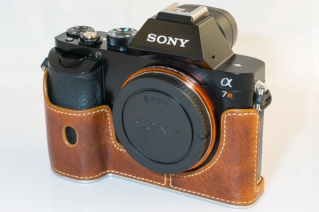Sony Alpha a7R V Mirrorless Camera Kit front view, lens attached