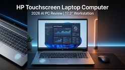 HP Touchscreen Laptop Computer Review 2026: 17.3-Inch AI PC Powerhouse