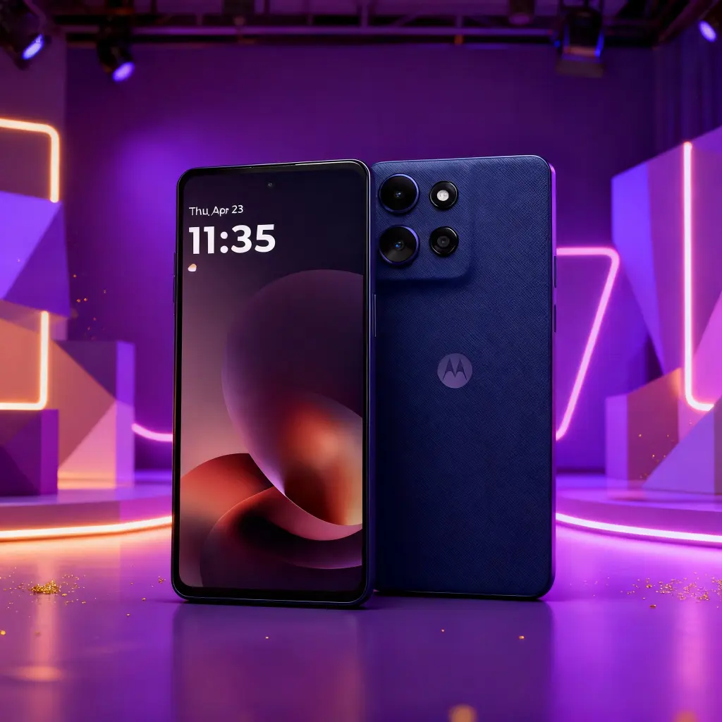 Motorola Moto G Power (2026) 50MP OIS AI camera setup and 6.8-inch 120Hz display screen