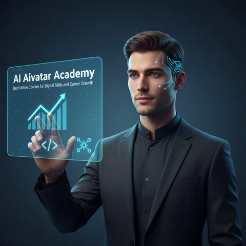 User designing an AI avatar on Aivatar Academy platform