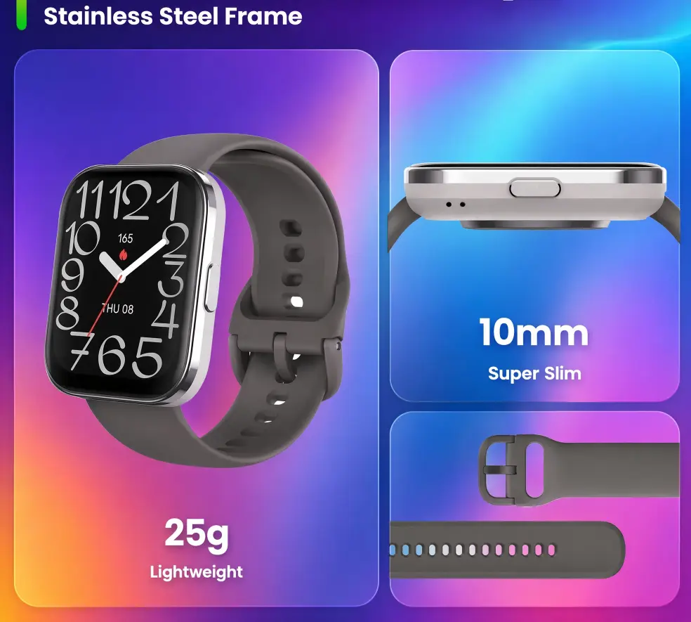 Amazfit Bip 5 Unity Smart Watch with 1.9-inch screen and 11-day battery life on One1Mart