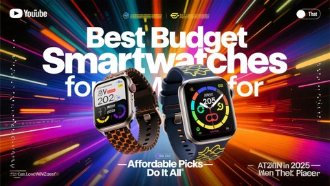 Best Budget Smartwatches for Men in 2025 – Affordable Picks That Do It All