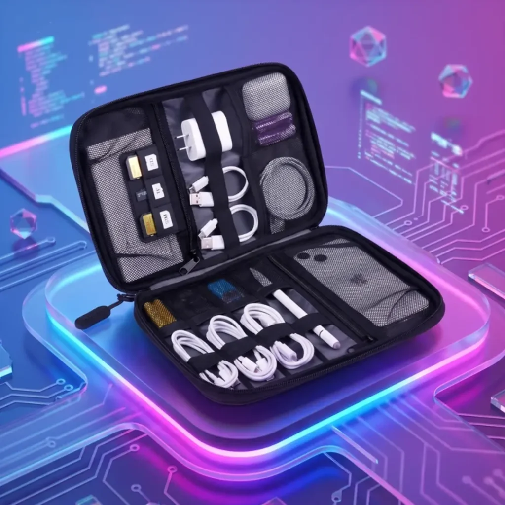 BAGSMART Large Electronic Organizer Upgrade Your Workstation Cable Management with BAGSMART Case