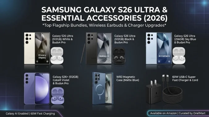 Samsung Galaxy S26 Ultra featuring 200MP camera, 6.9-inch 120Hz display, and Snapdragon 8 Elite Gen 5 processor
